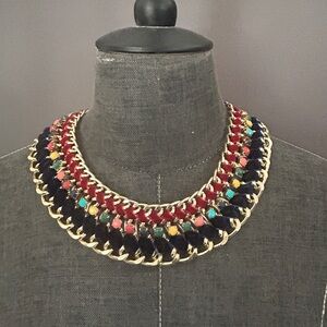 Multicolor Statement Collar Necklace